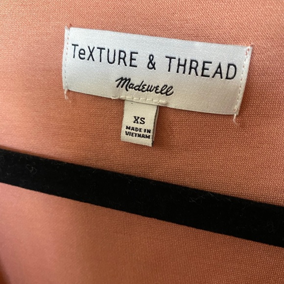 Madewell Texture and Thread long sleeve wrap top - Picture 2 of 4